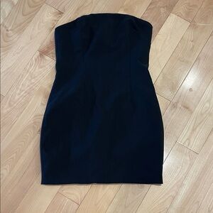 Elegant Black Strapless Dress